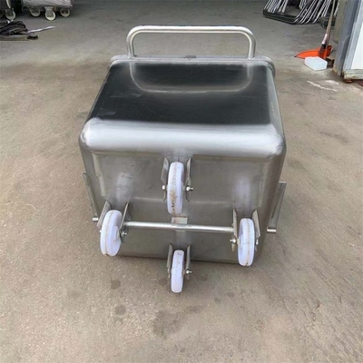 304 Stainless Steel Chicken Mutton Meat Trolley Cart for Durable Meat Transportation