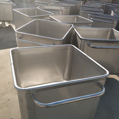 304 Stainless Steel Chicken Mutton Meat Trolley Cart for Durable Meat Transportation