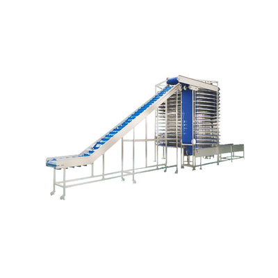 Chocolate Blast Quick IQF Spiral Freezer for Industrial Fish Shrimp Seafood Dumplings