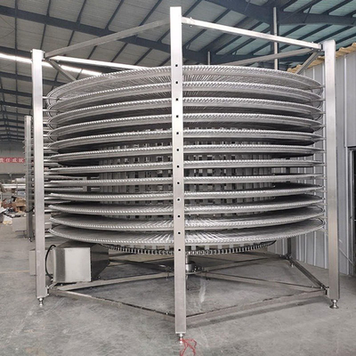 Chocolate Blast Quick IQF Spiral Freezer for Industrial Fish Shrimp Seafood Dumplings