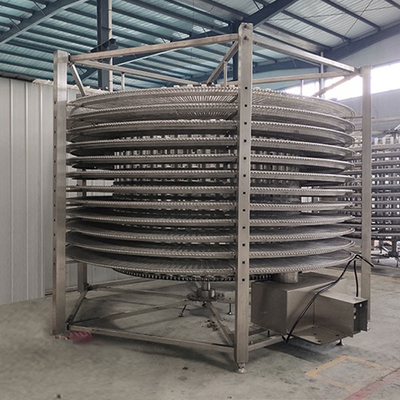 Chocolate Blast Quick IQF Spiral Freezer for Industrial Fish Shrimp Seafood Dumplings
